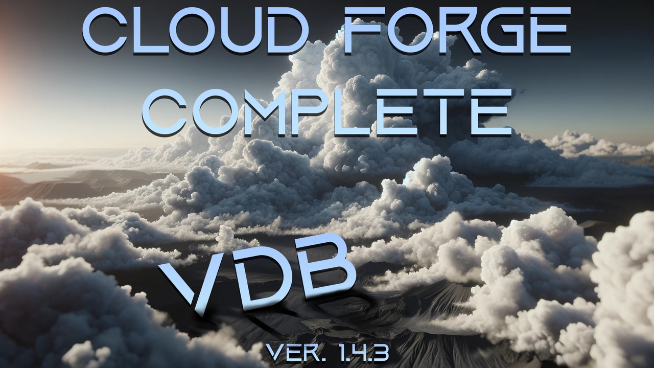 Média 1 pour l'article Cloud Forge Complete - VDB Clouds 1.4.3