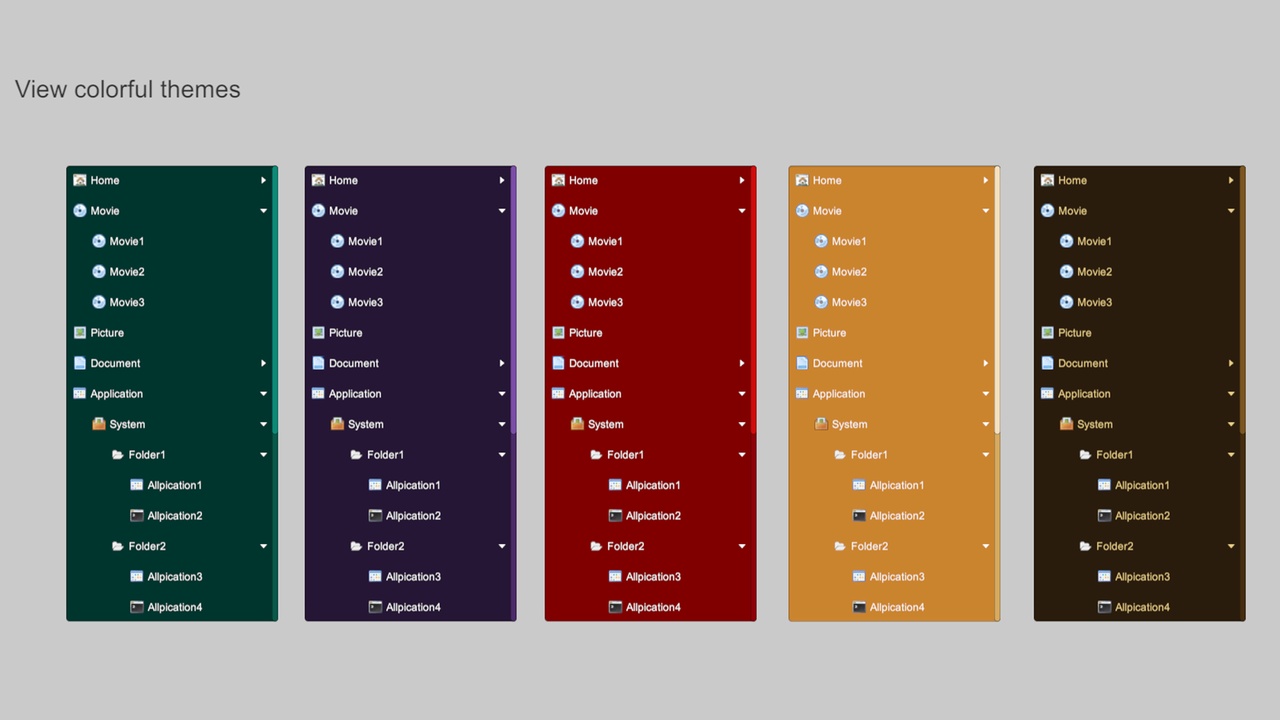 Media 1 for listing Navigation Treeview UI