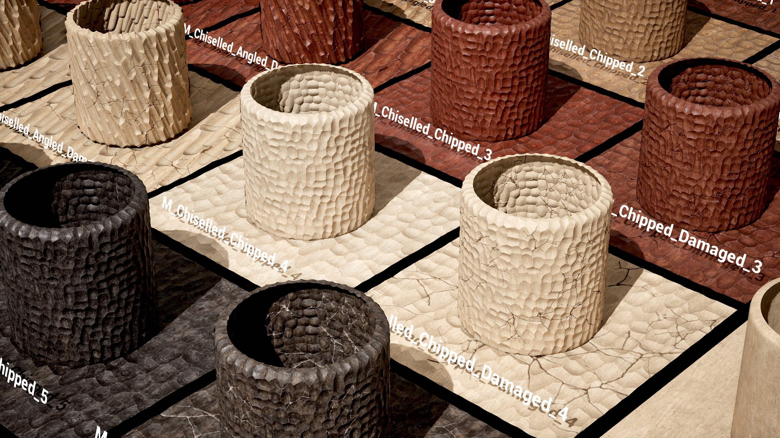 Media 1 for listing Chiselled Wood - 50 Material Pack
