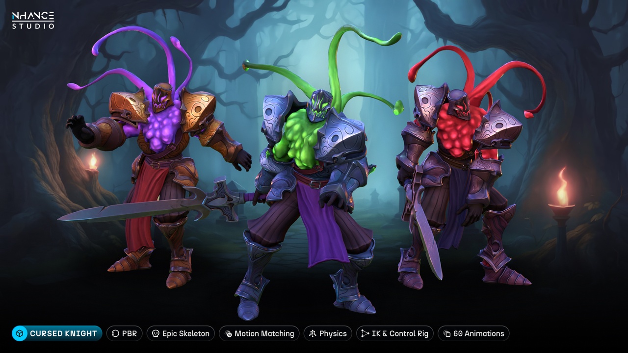 Media 1 for listing Stylized Cursed Knight