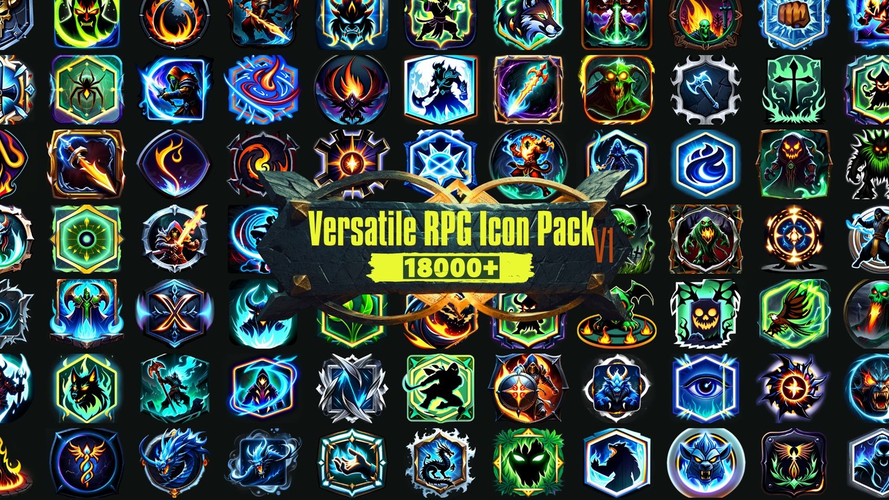 Media 1 for listing VersatileRPGIconPackV1