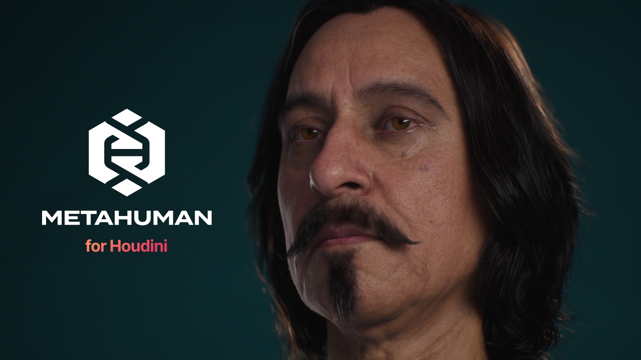 MetaHuman for Houdini 제품 등록을 위한 미디어 1개