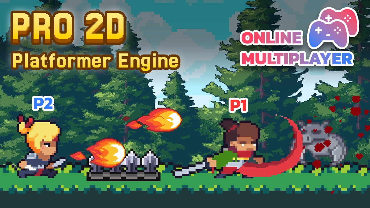 Media 1 for listing Pro 2D Platformer Engine