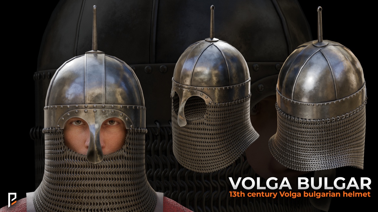 Media 1 for listing Volga Bulgar Helmet - Eastern Mediaval Helmet