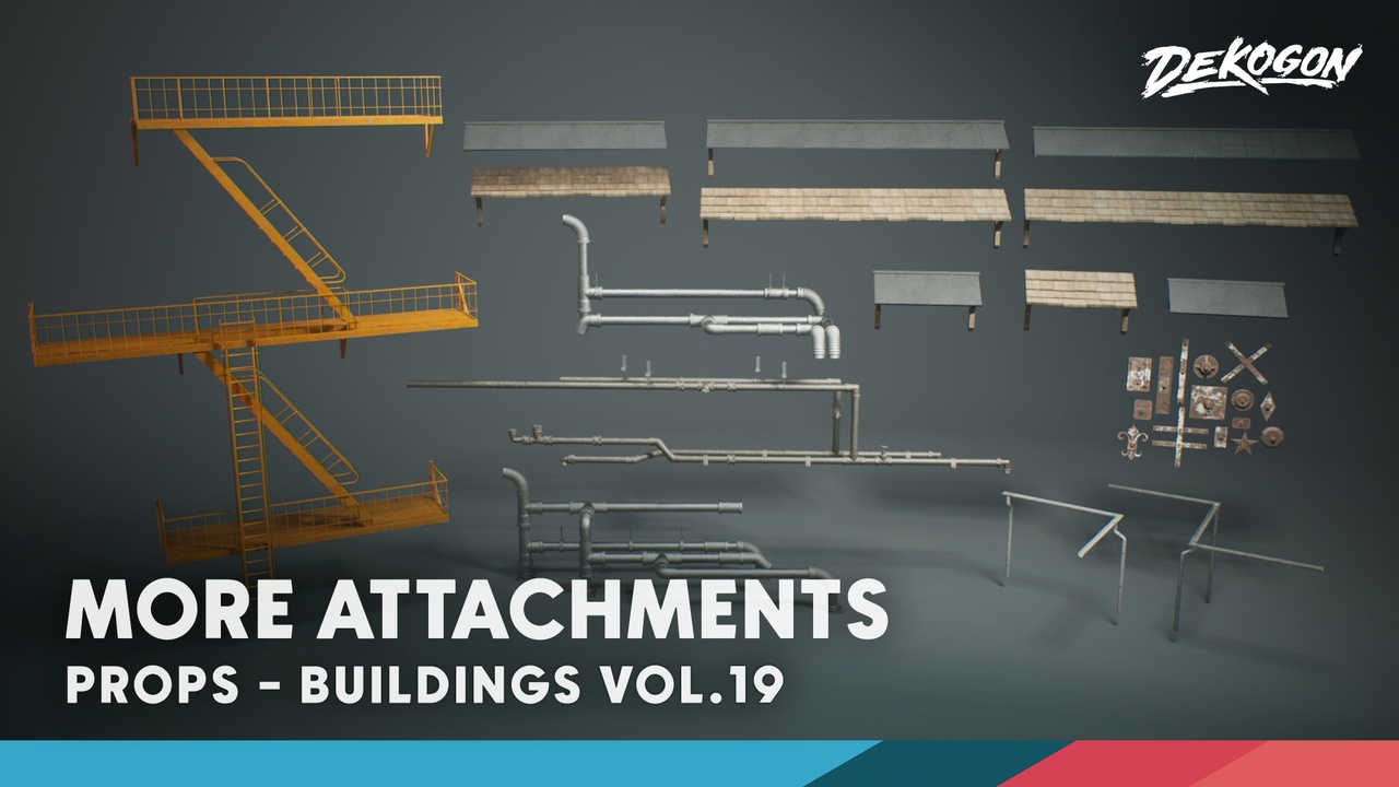 Media 1 for listing Buildings VOL.19 - More Attachments (Nanite and Low Poly)
