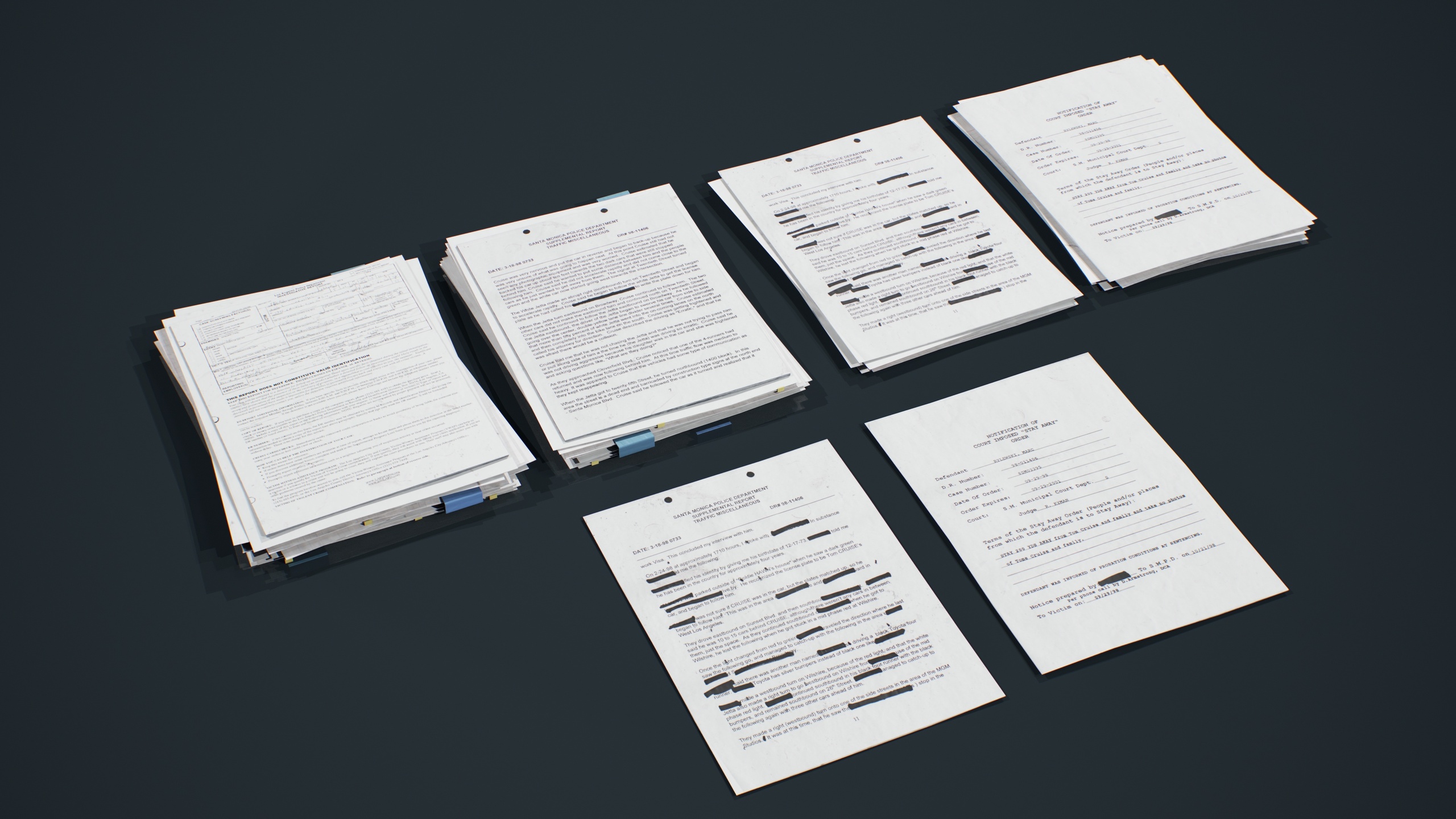 Media 1 for listing Police Documents Pack - Game Asset