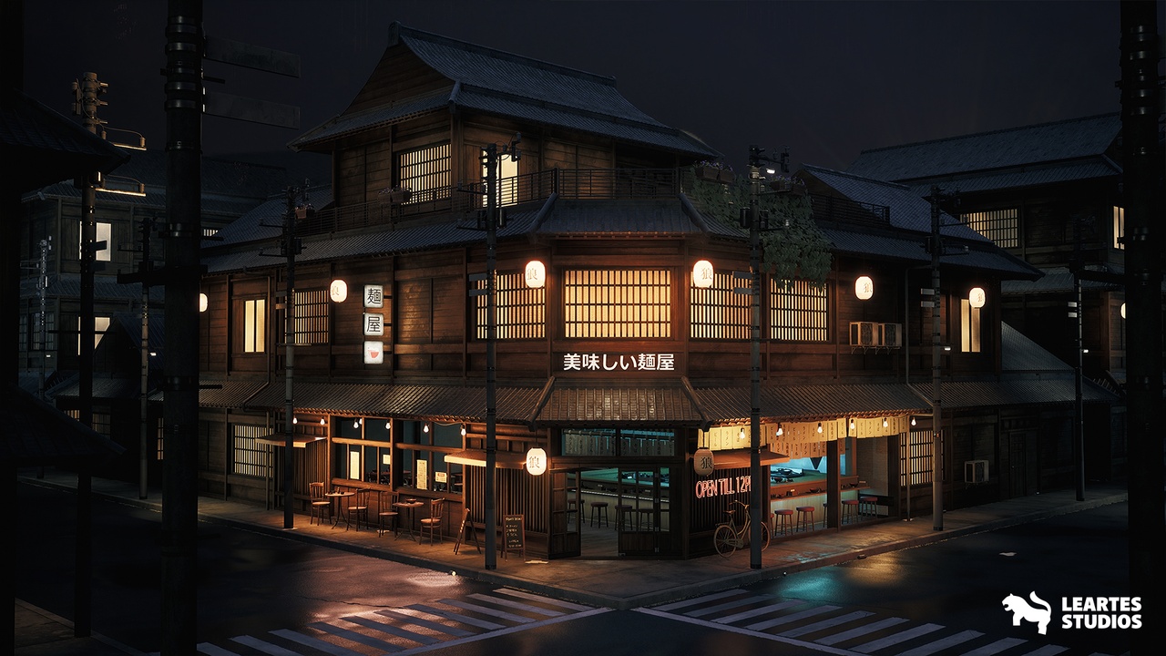Media 1 for listing Ramen Restaurant Environment ( Ramen Restaurant Ramen Interıor Exterior Cafe )