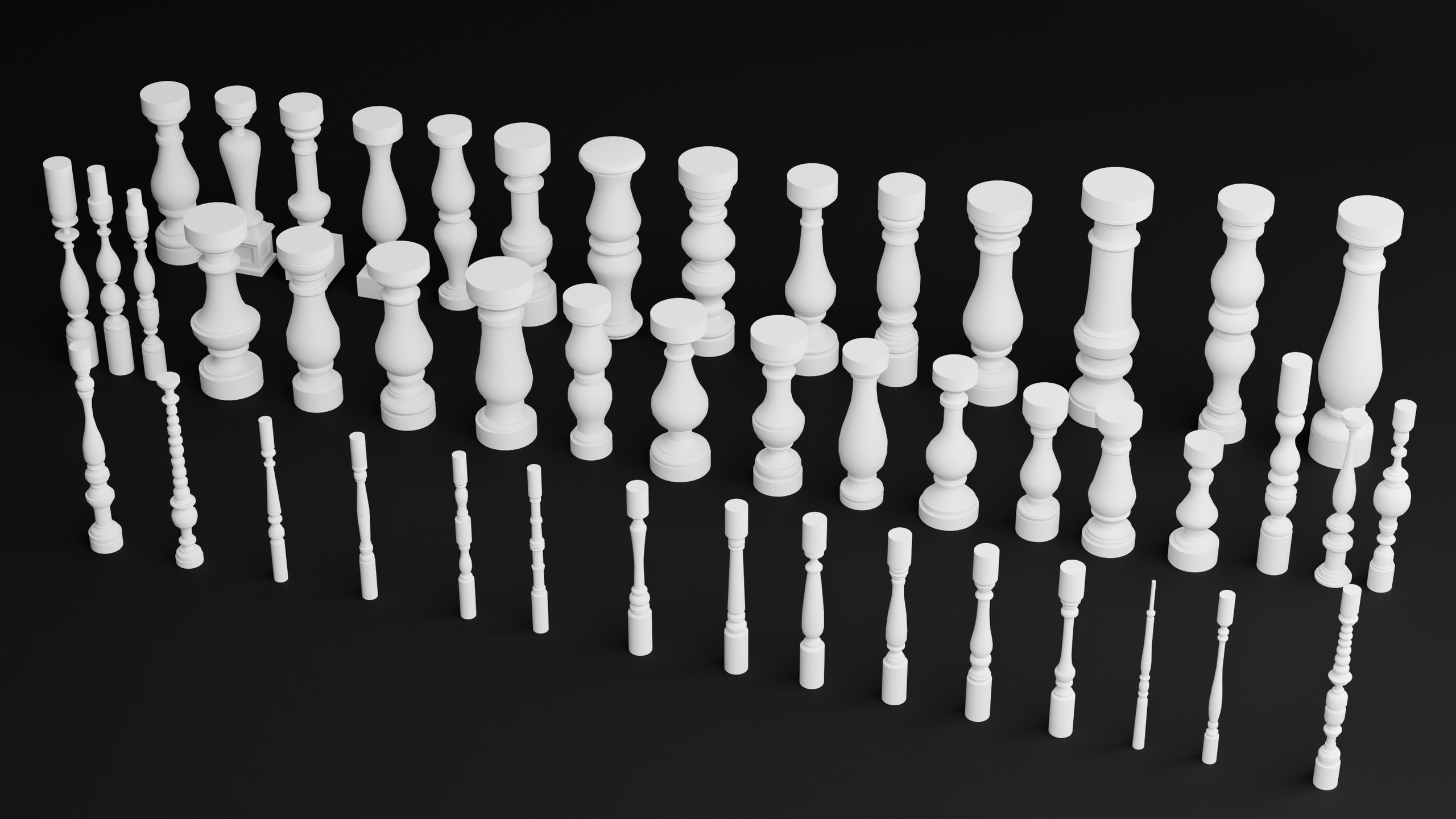 Media 1 for listing Low Poly Pillar Collection
