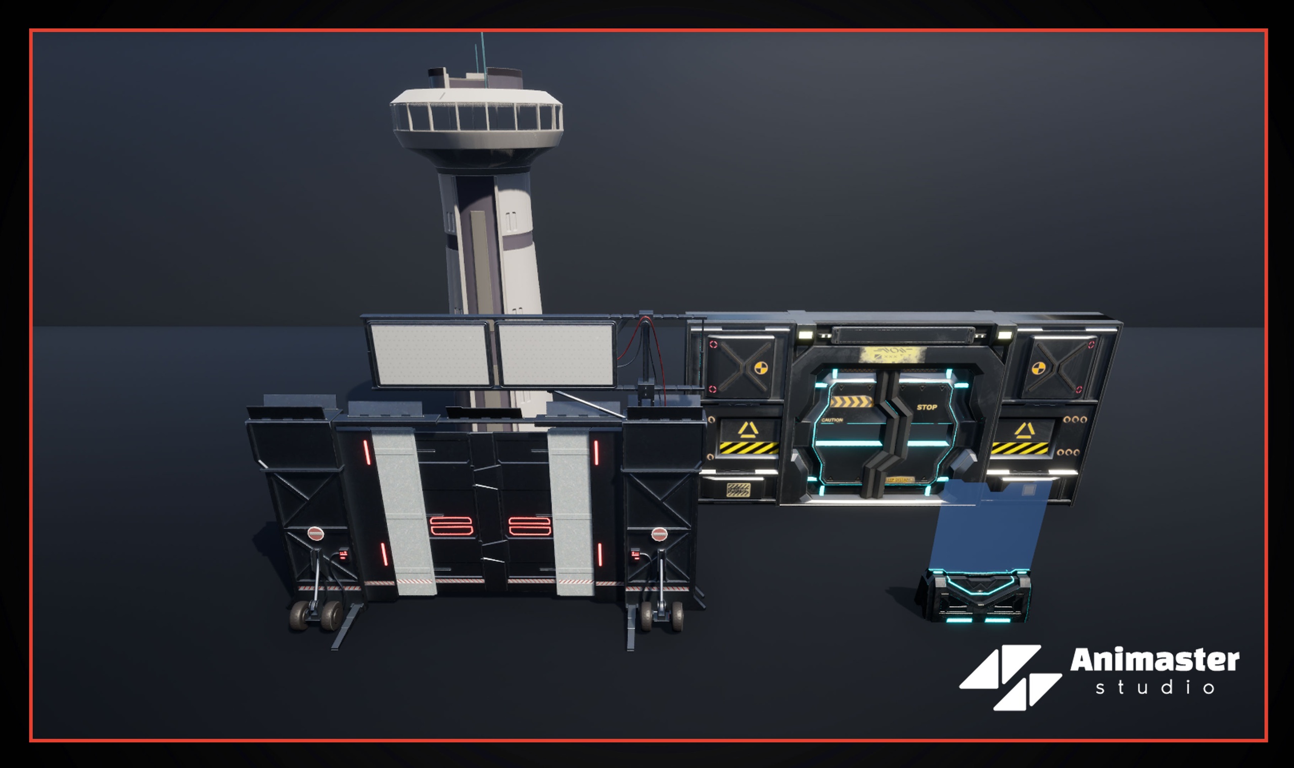Media 1 for listing Sci-Fi Military Props Pack Vol. 02