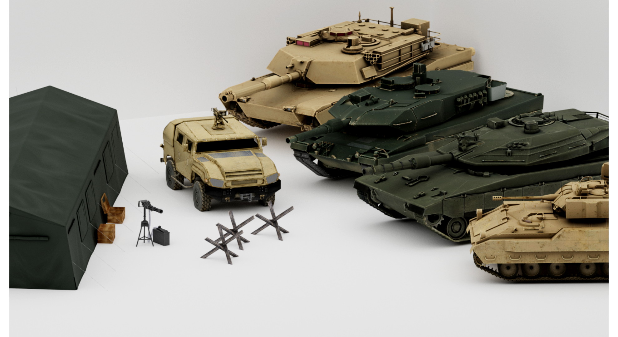 Modern Military Vehicles Pack – Tanks, IFV, Armored Truck & Defense ...