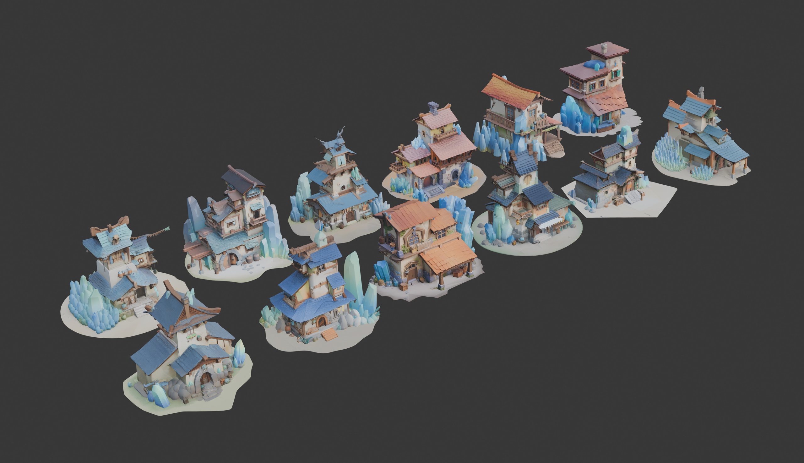 Media 1 for listing Fantasy Architecture Set