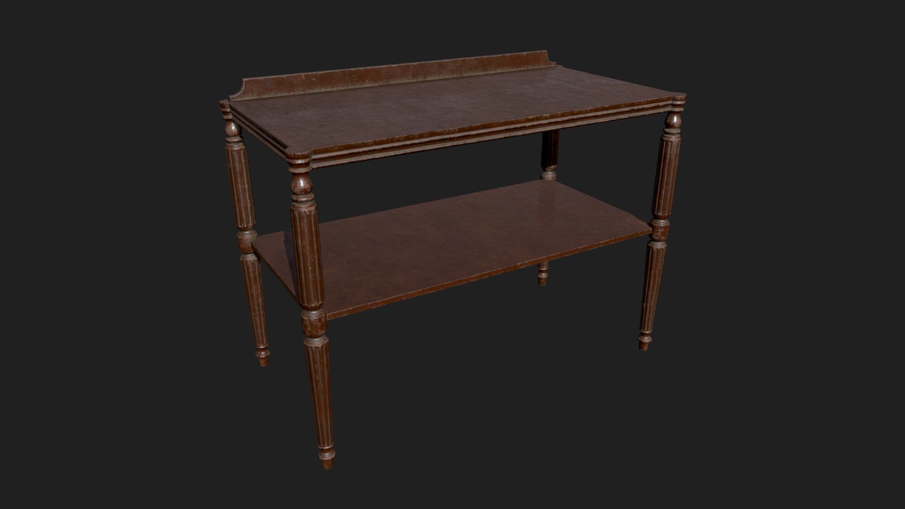 Media 1 for listing Vintage Serving Table