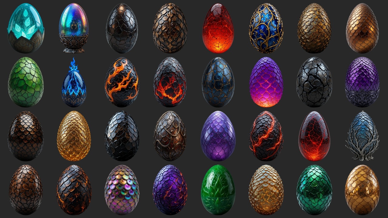 Media 1 for listing 80 Valuable Fantasy Eggs - Icons