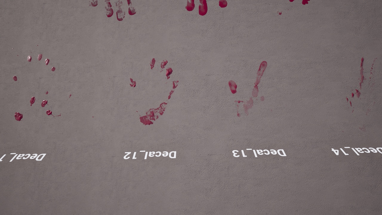 Média 1 pour l'article Bloody Hand Decal Pack