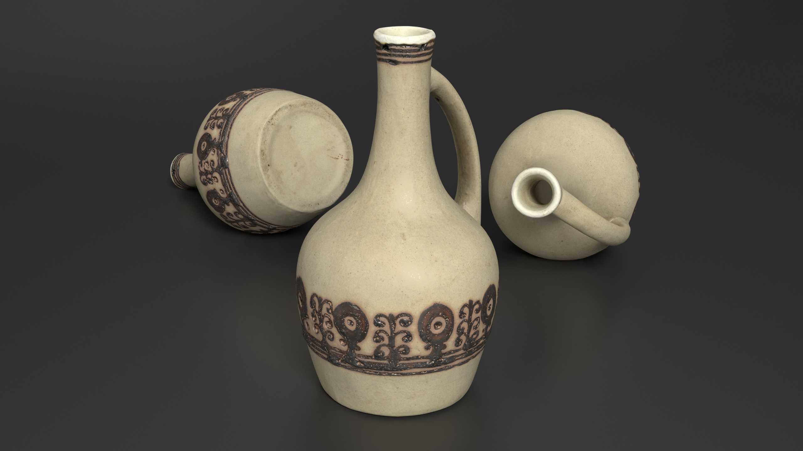 Media 1 for listing Ceramic Jug with Ornamental Pattern