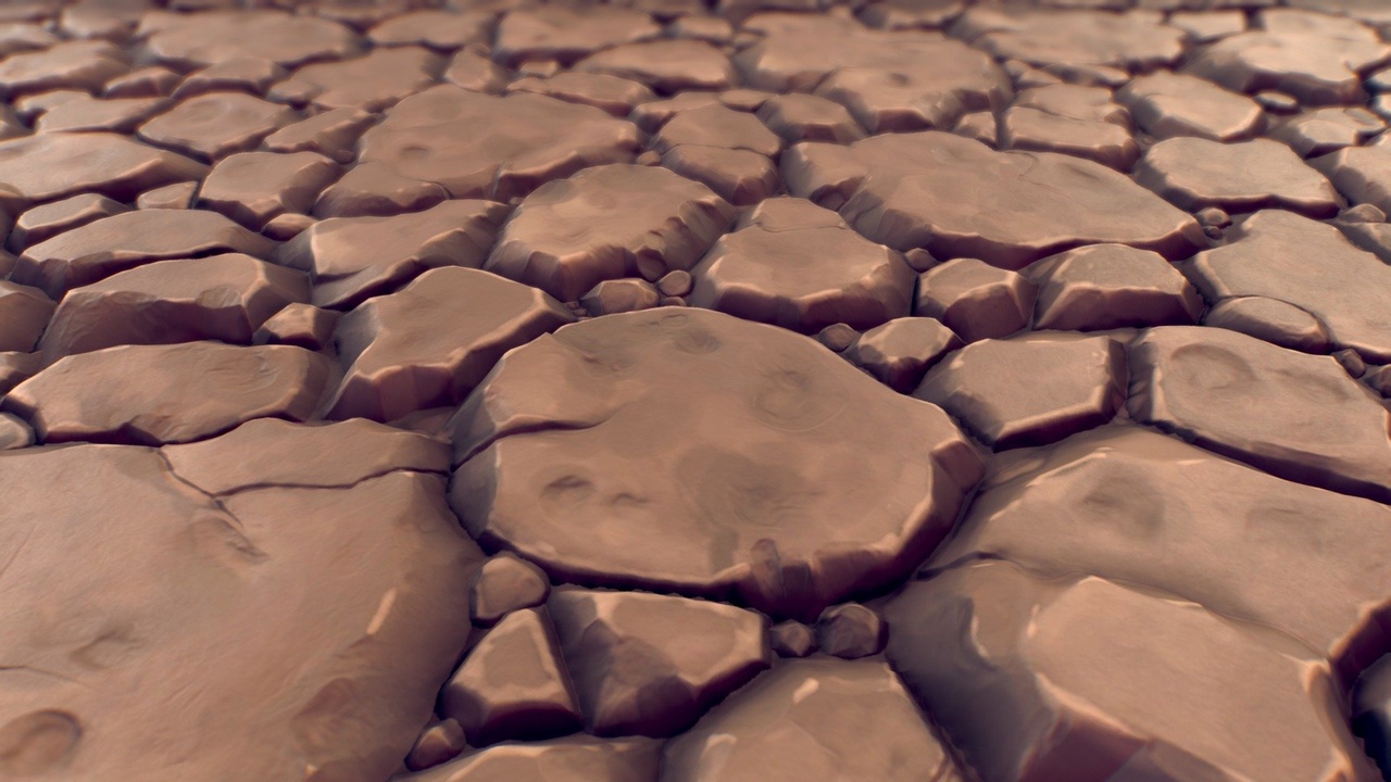 商品 Desert Cracked Earth - PBR Series 的媒体 1