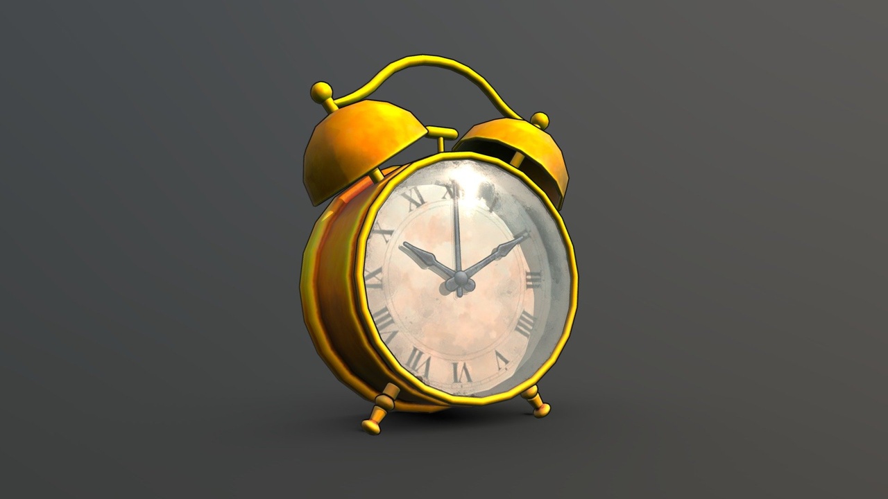 Media 1 for listing Sketchfab Weekly - Clock - Alarm Table Clock