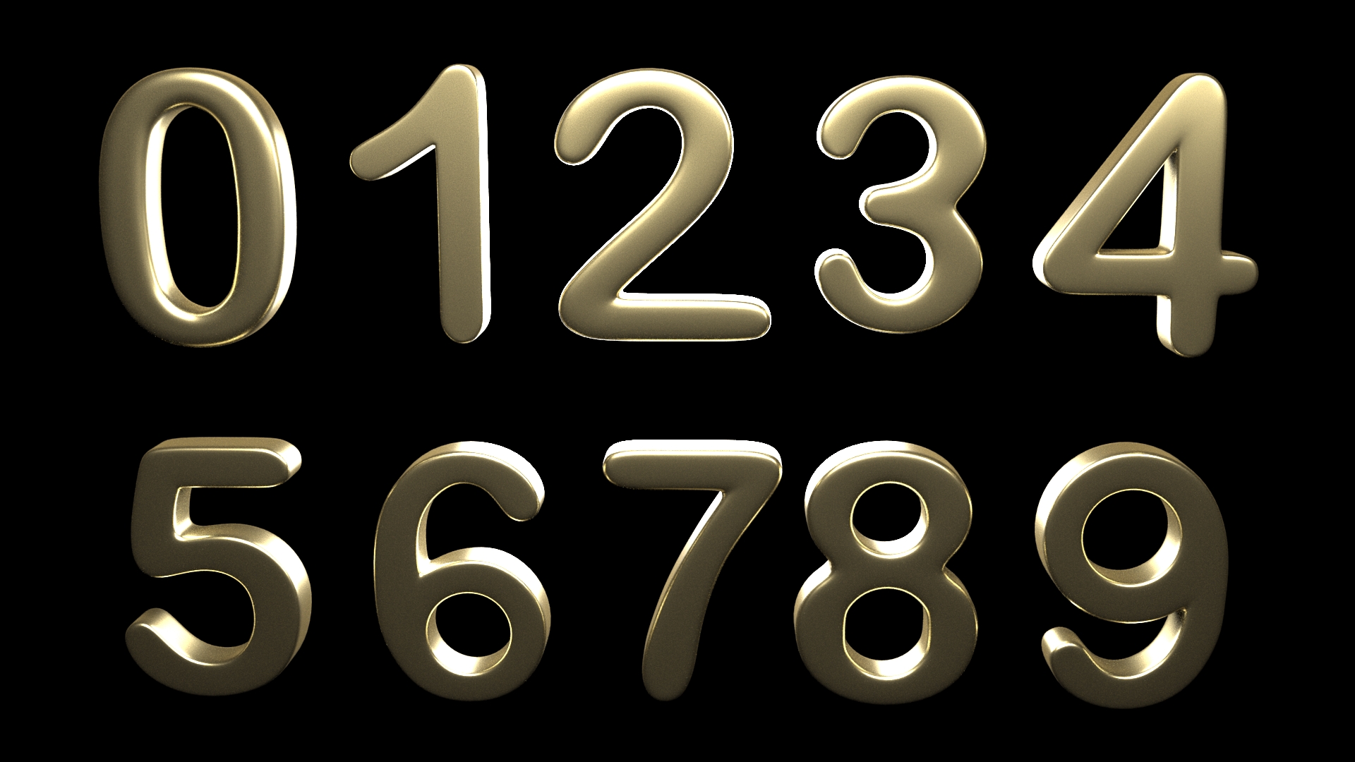 3d Numerals Math 3D Numerals English Language | Fab