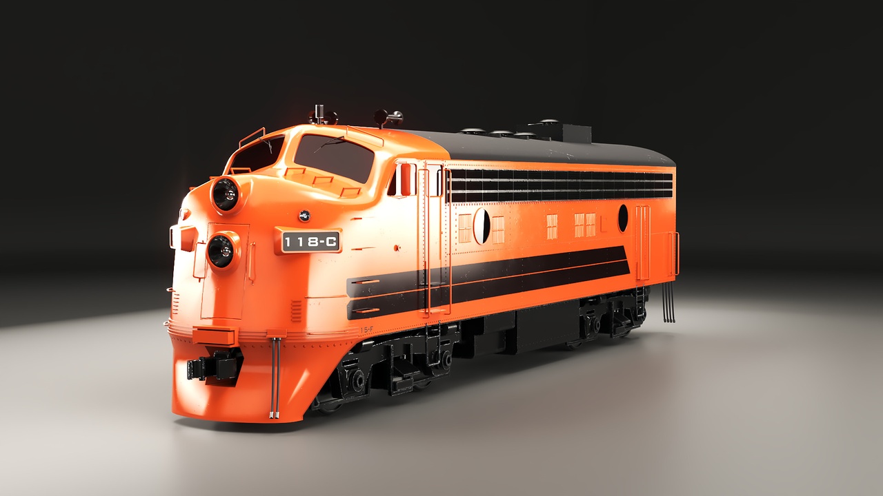Media 1 for listing Vintage EMD F7 Diesel Locomotive