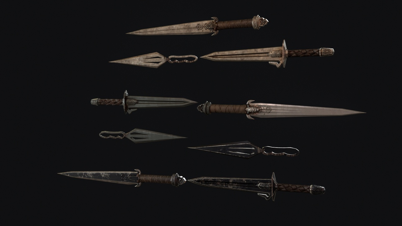 Media 1 for listing Thief Girl Dagger Set