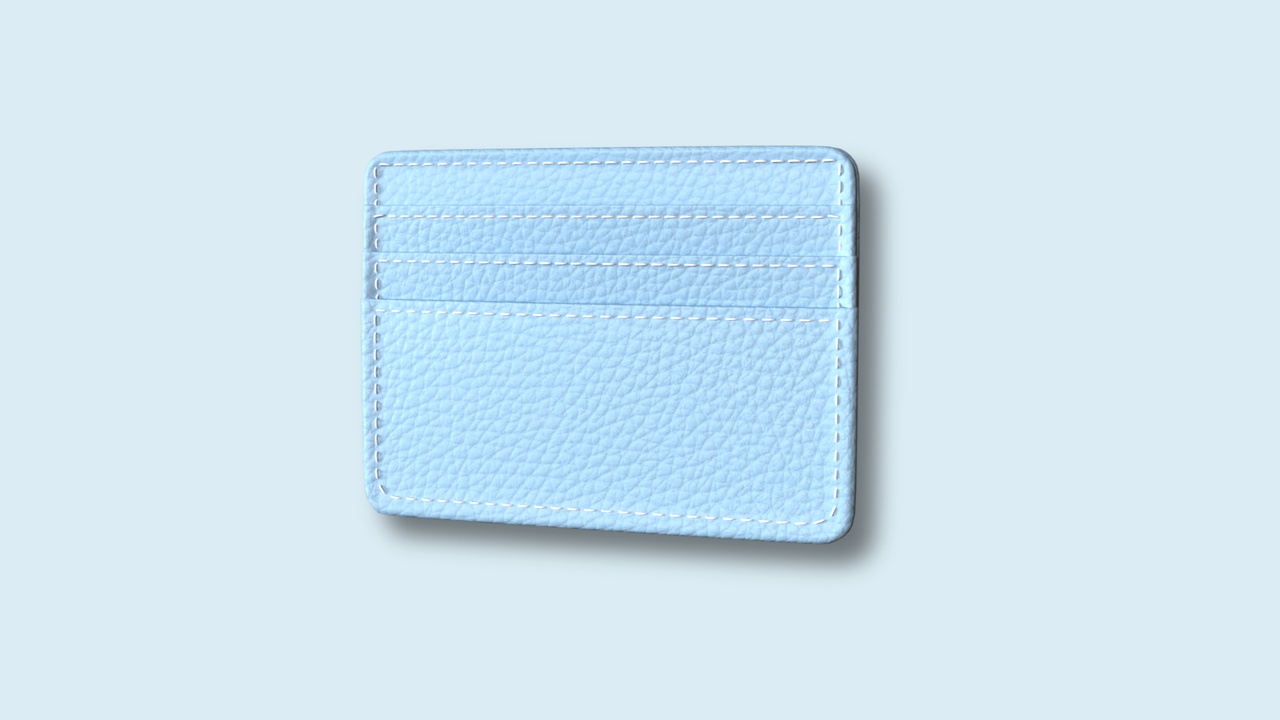 Media 1 for listing Minimalist Leather Card Holder Wallet