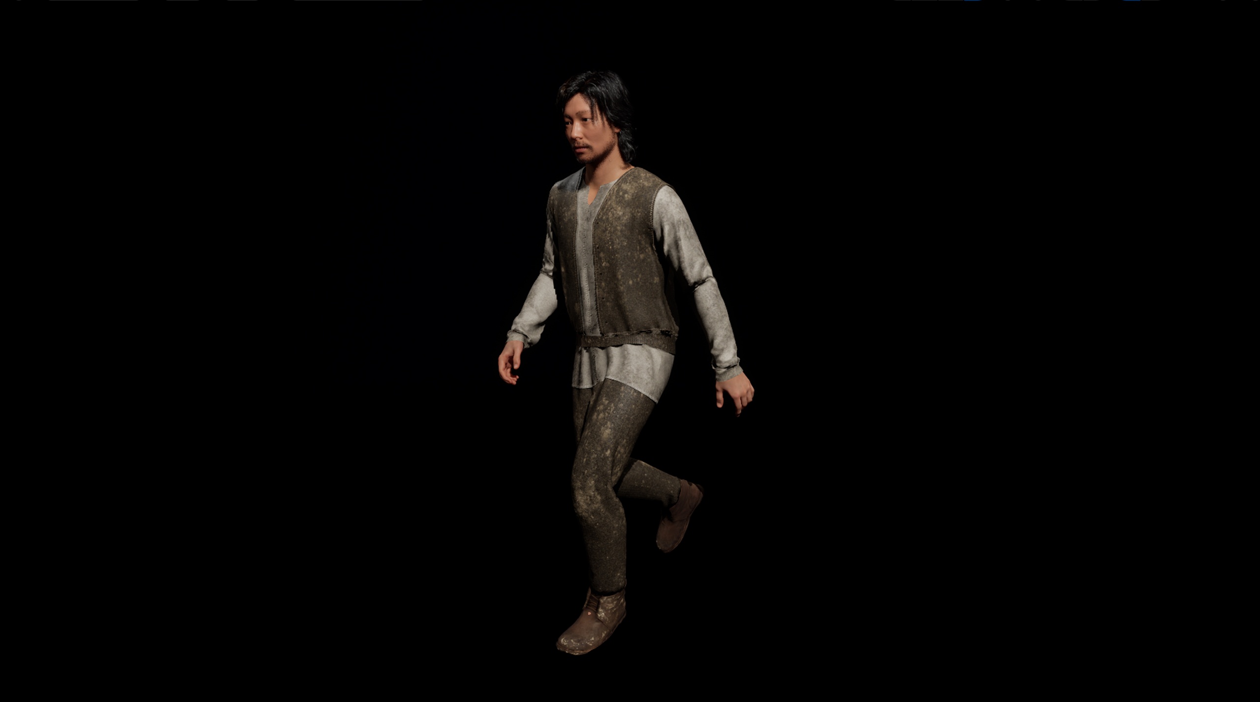 Media 1 for listing Metahuman Rustic Medieval Outfit 3 (Rigged)