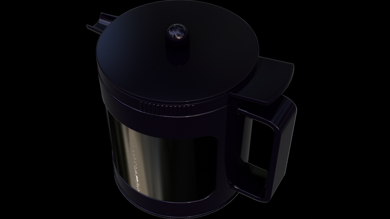 Media 1 for listing Modern Black Electric Kettle