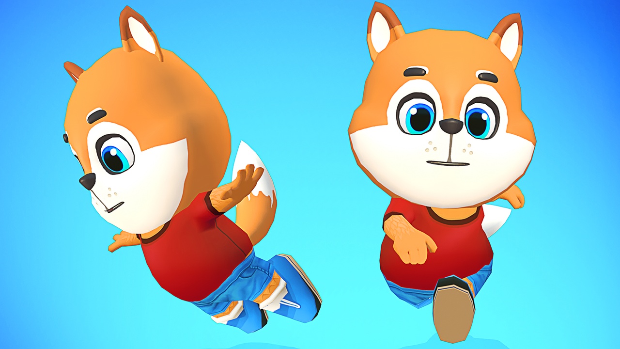 Media 1 for listing Fox Dog Animated Rigged