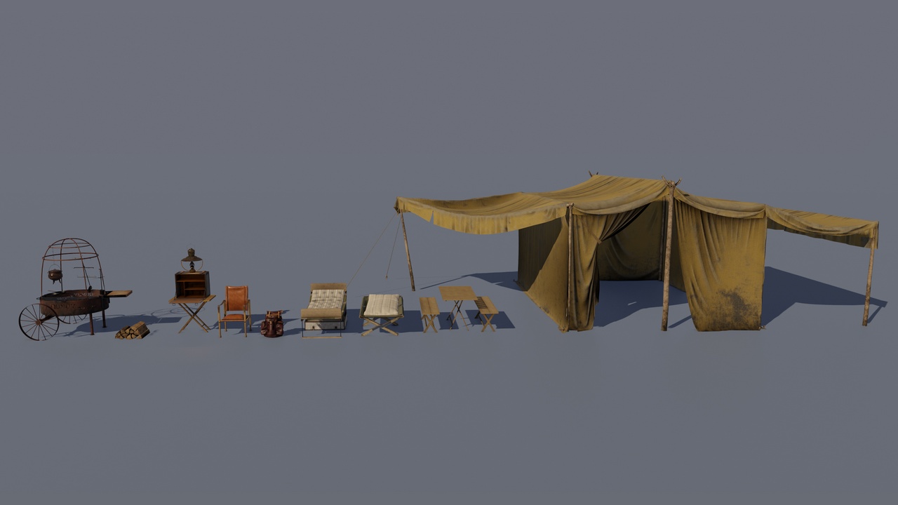 Media 1 for listing Traveler Tent with props