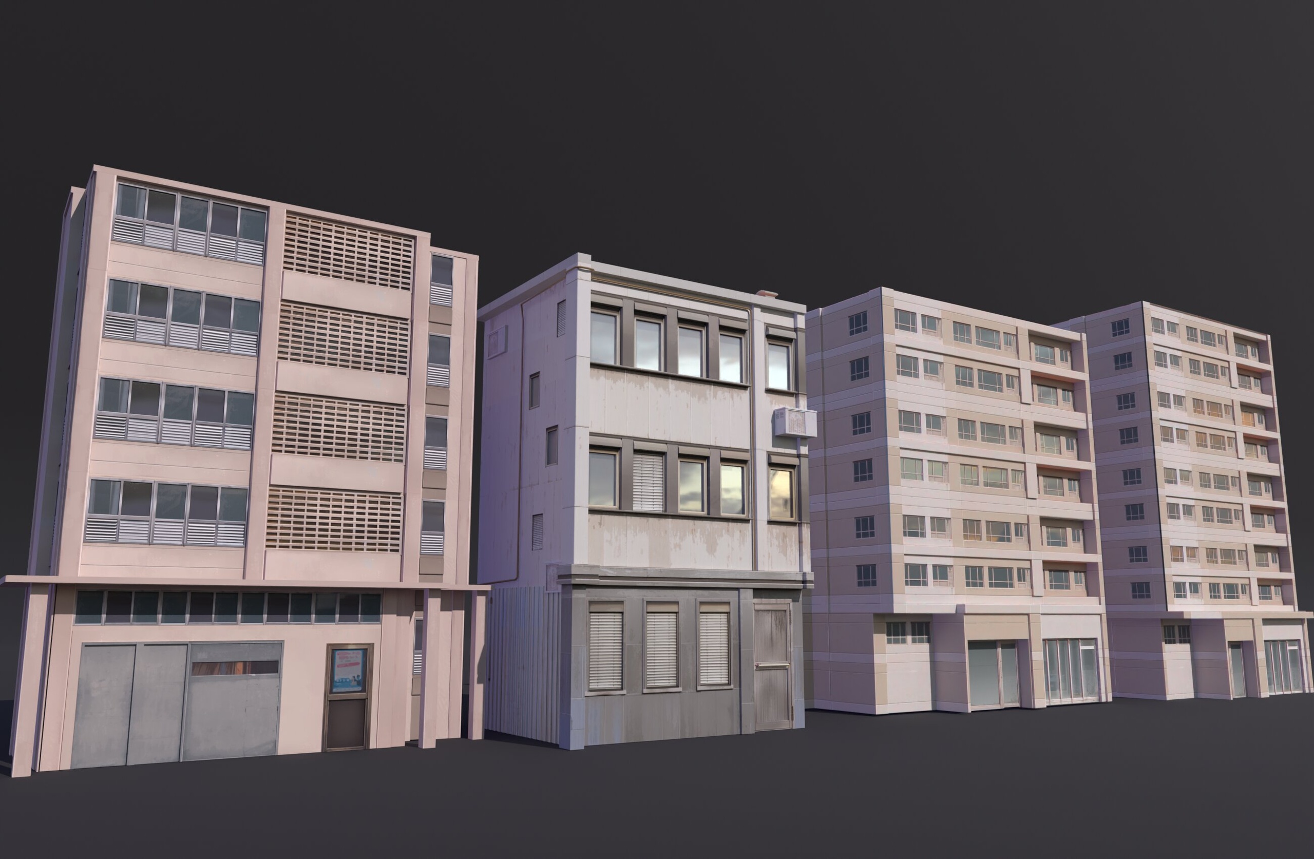 Stylized Residential Building Pack | Fab