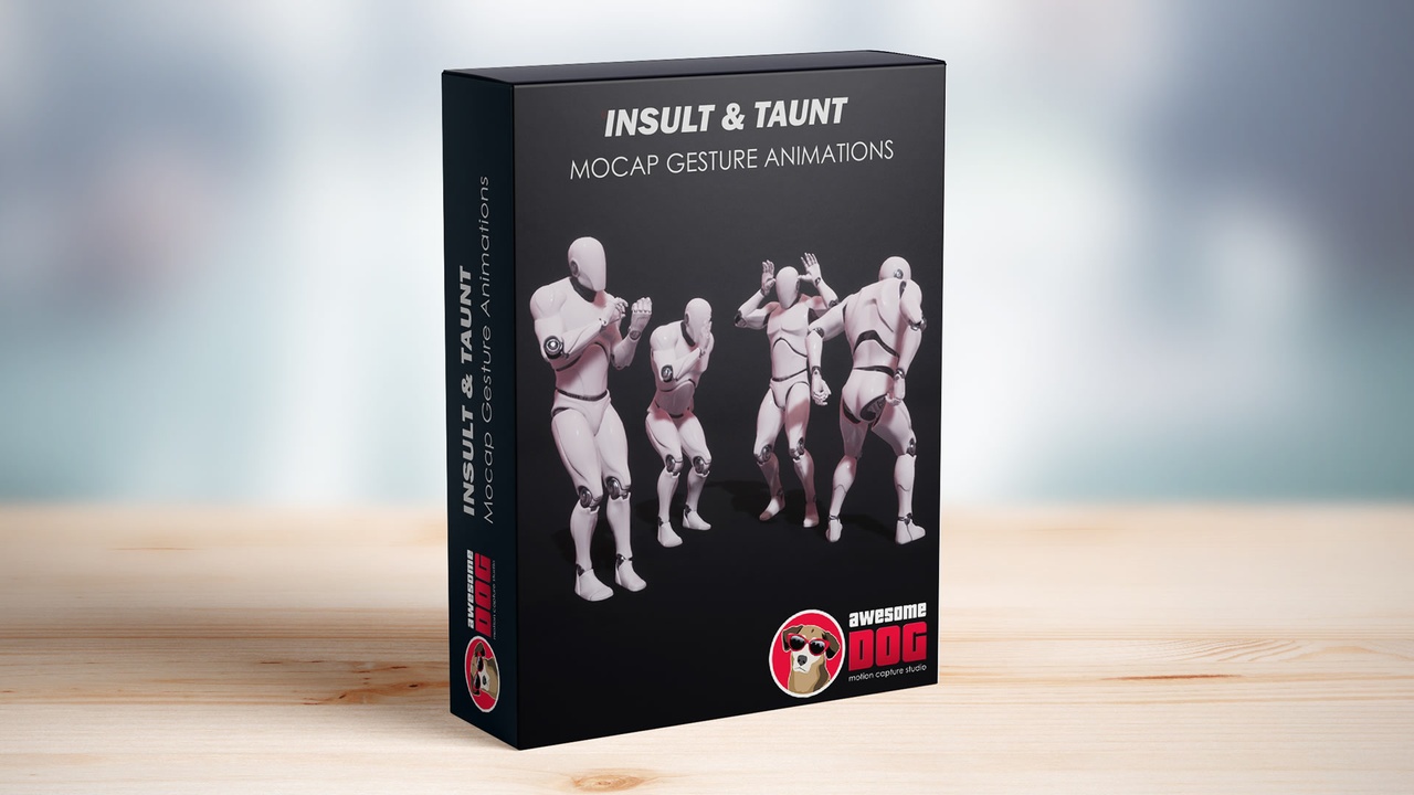 Media 1 for listing Insults & Taunts MoCap Gesture Pack