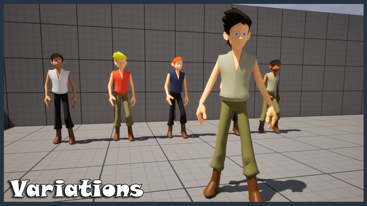 Media 1 for listing Cartoon Boy Character
