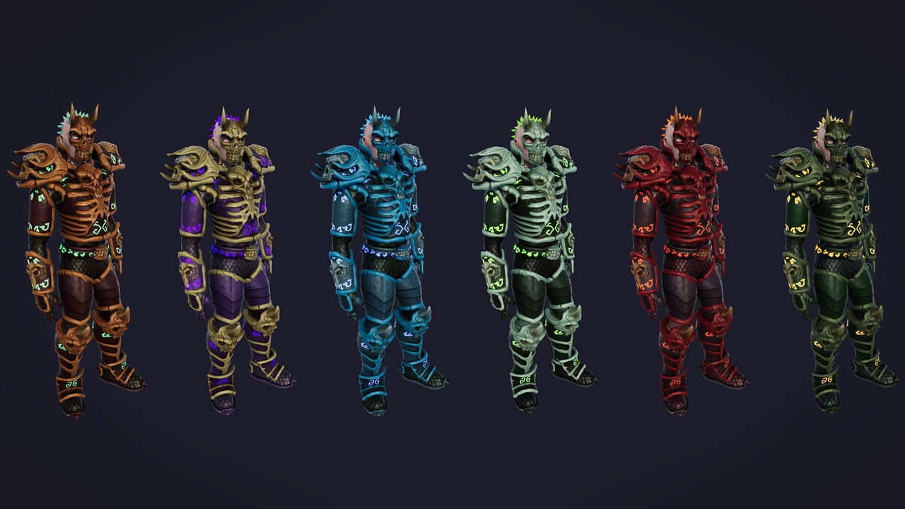 Media 1 for listing Bonelord Armor Set - Stylized RPG