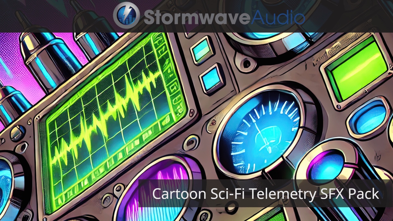 Media 1 for listing Cartoon Sci-Fi Telemetry Sound Effects Pack