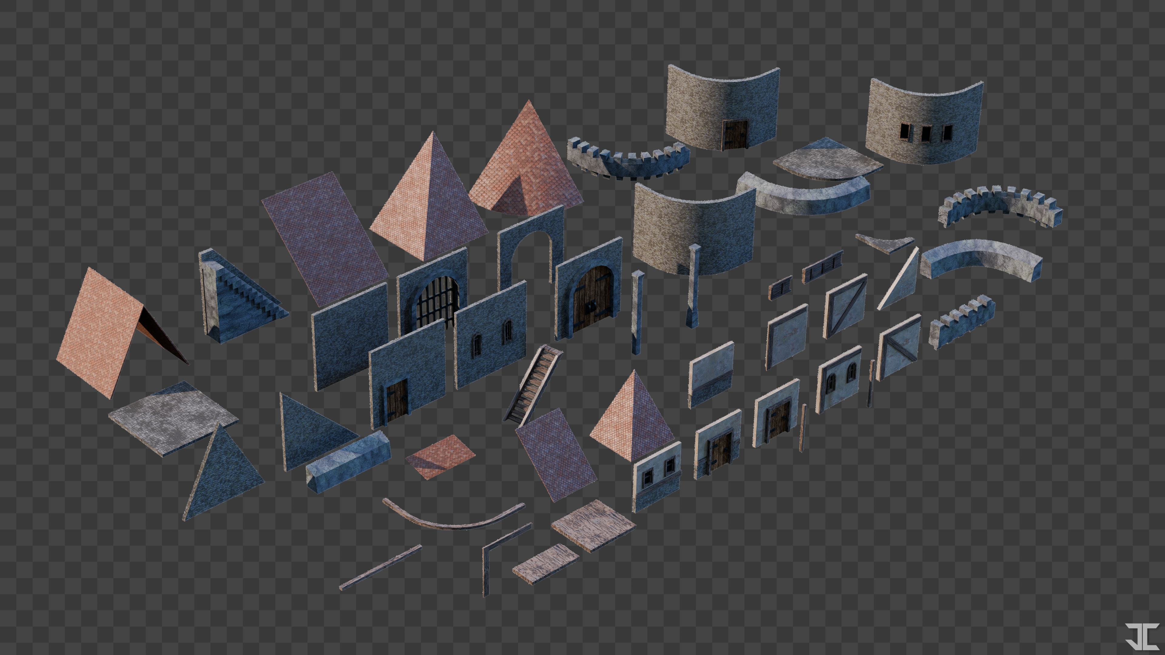 Asset Pack Vol 5 - Western Stone Castle | Fab