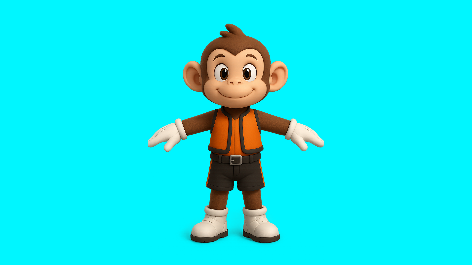 Cartoon Monkey Character | Fab