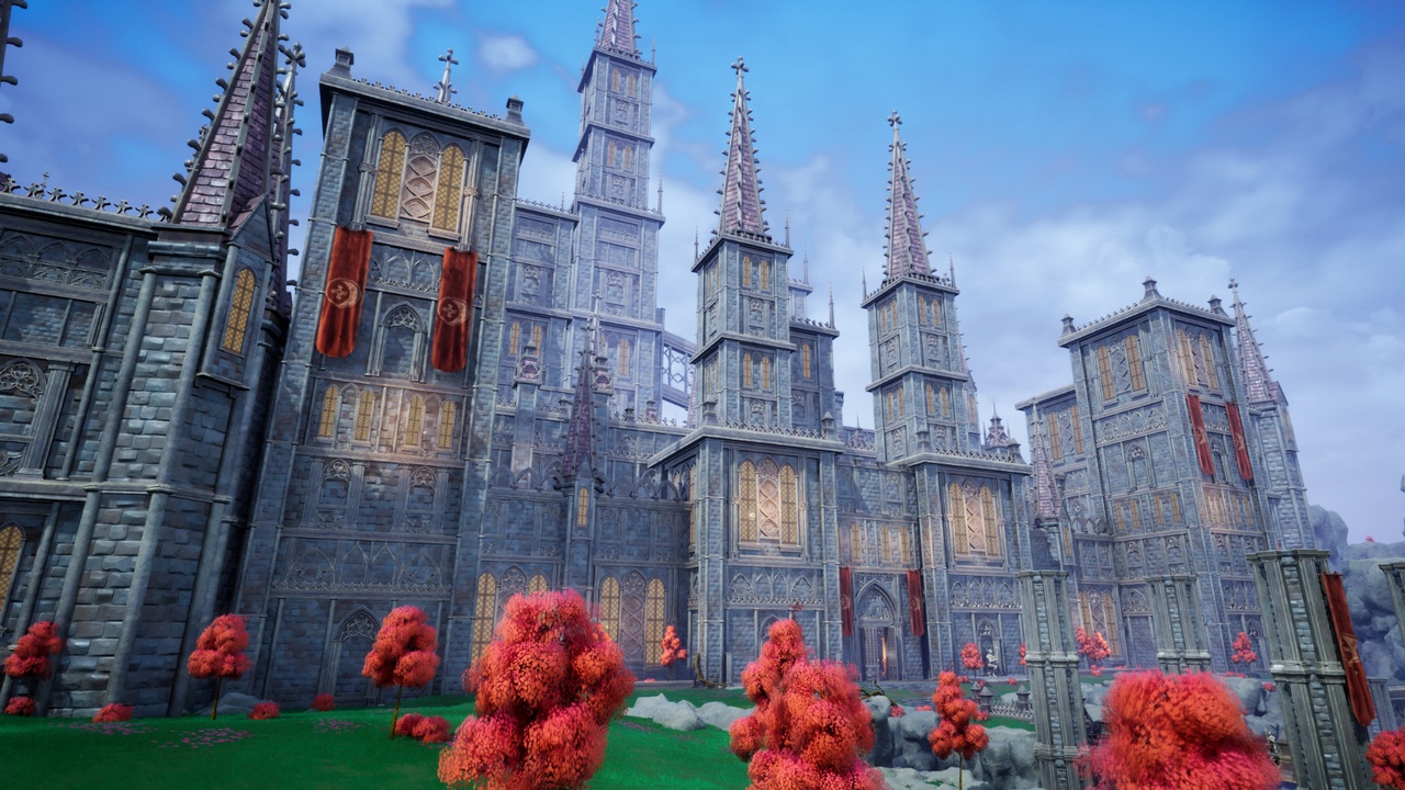 Media 1 for listing Stylized Modular Fantasy Dark Gothic Castle