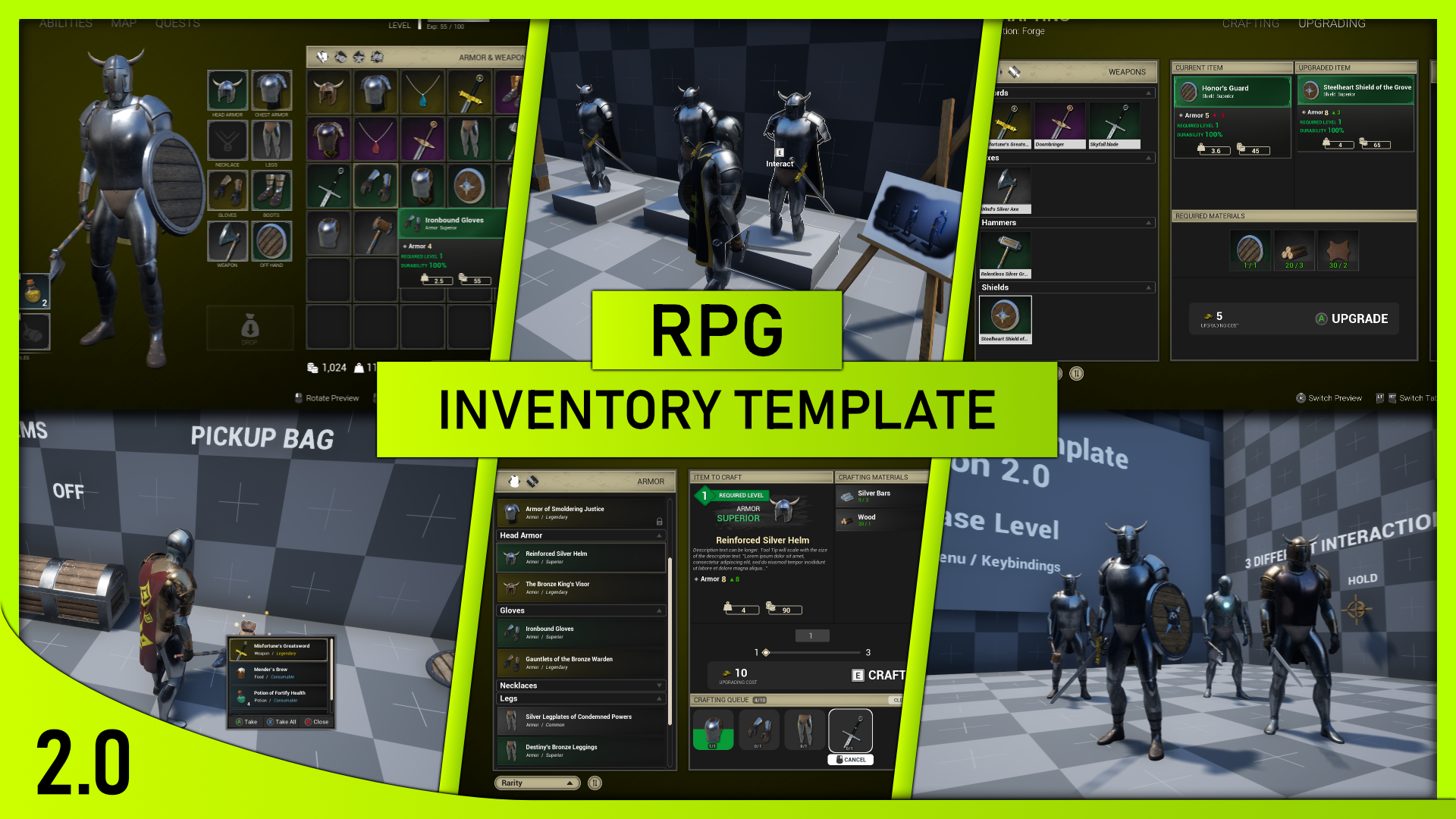 RPG Inventory - Inventory System Template | Fab
