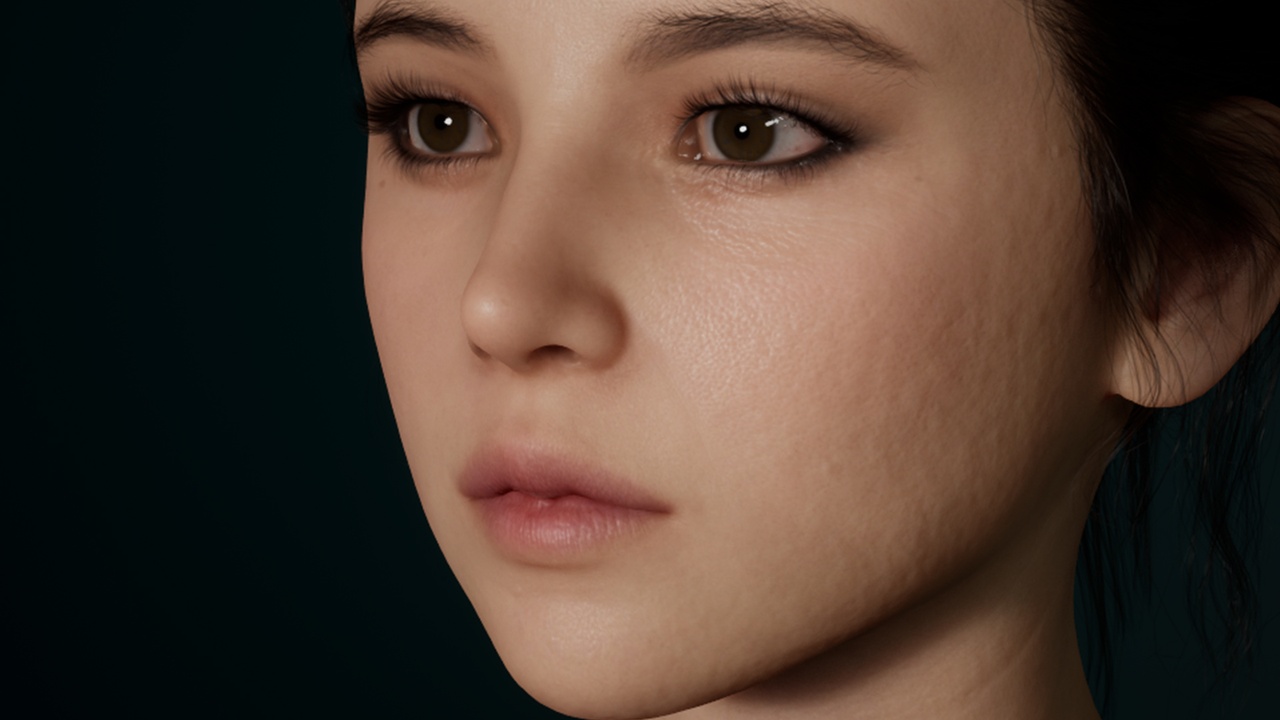 Media 1 for listing Editable MetaHuman Beauty - Chen Duo.With hair, no clothing included.