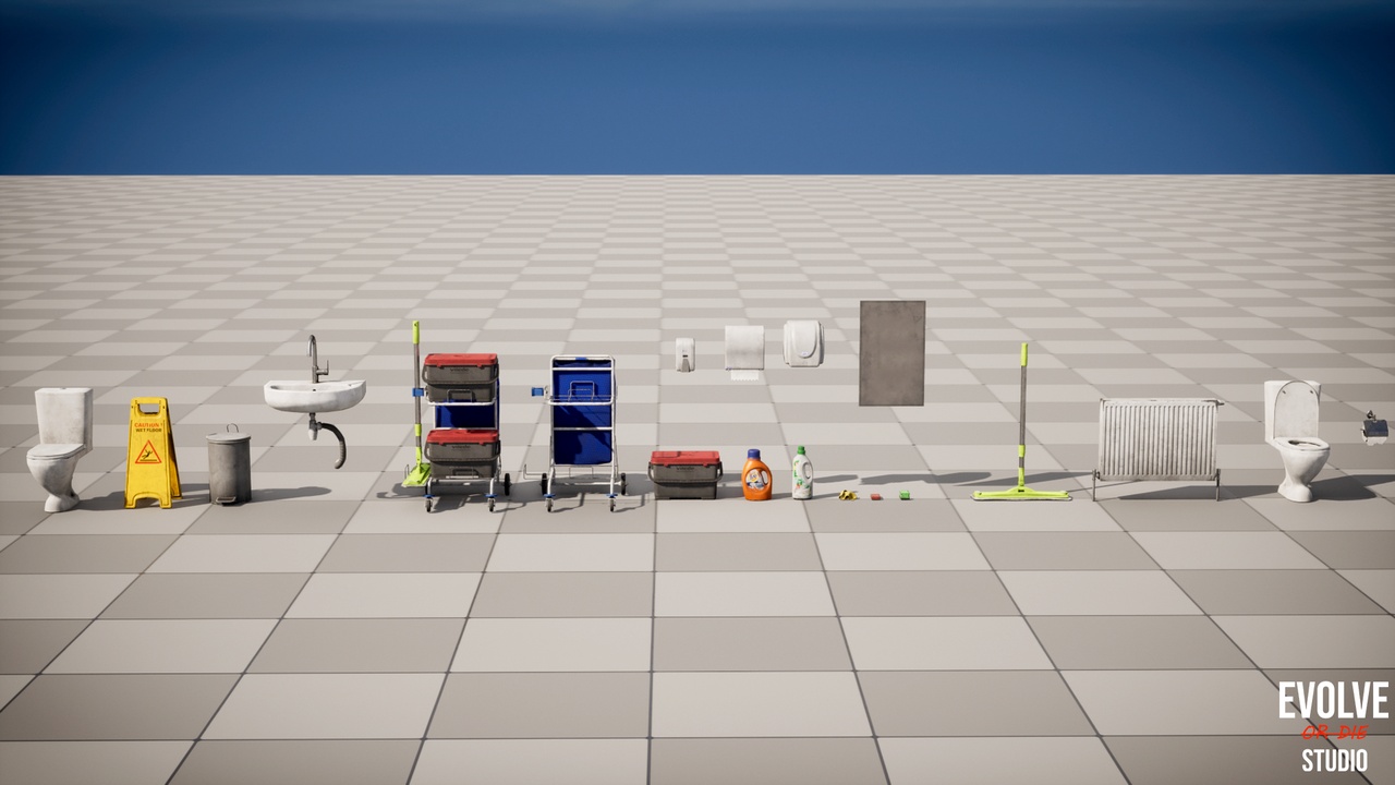 Media 1 for listing Toilet Accessories Props Pack