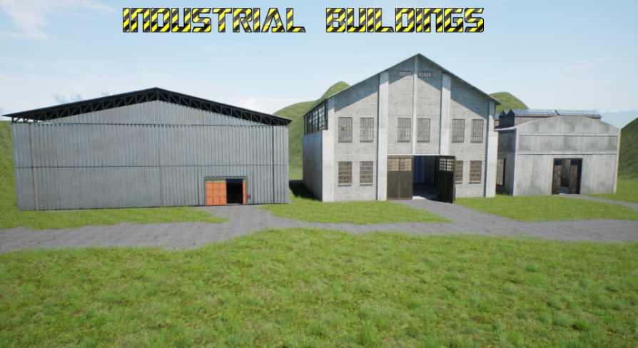 Industrial Buildings Pack | Fab
