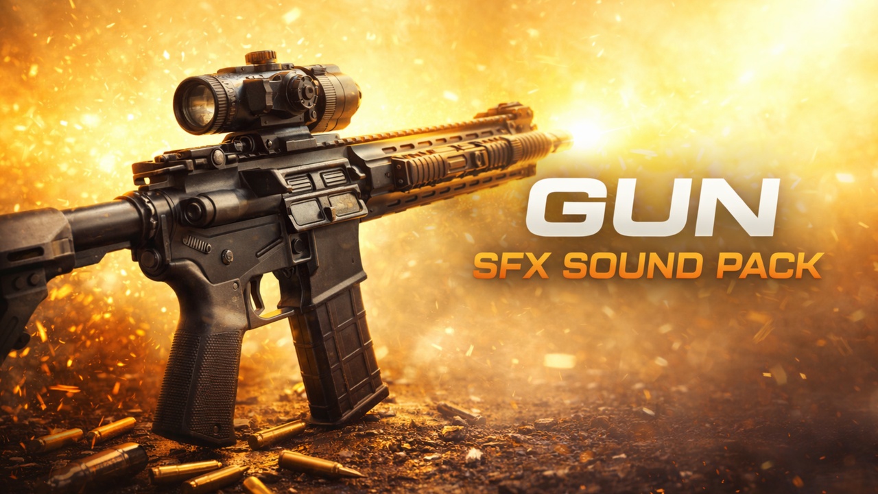 Media 1 for listing 113 Gun Weapon SFX Pack FIRE RELOAD