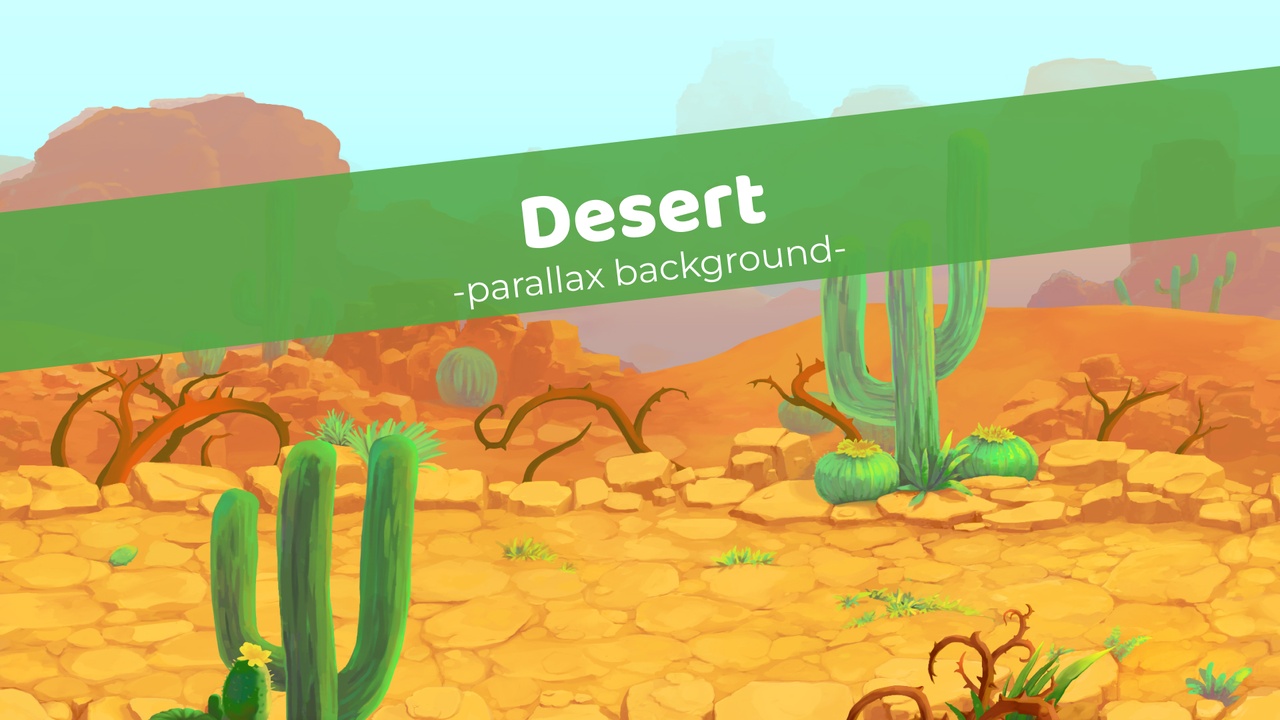 Media 1 for listing Desert - Parallax Background