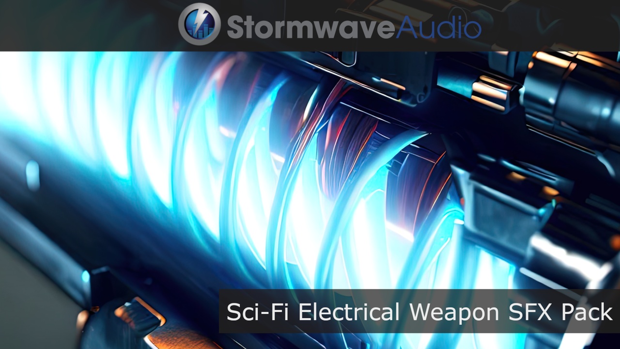 Media 1 for listing Sci-Fi Electrical Weapon Sound Effects Pack