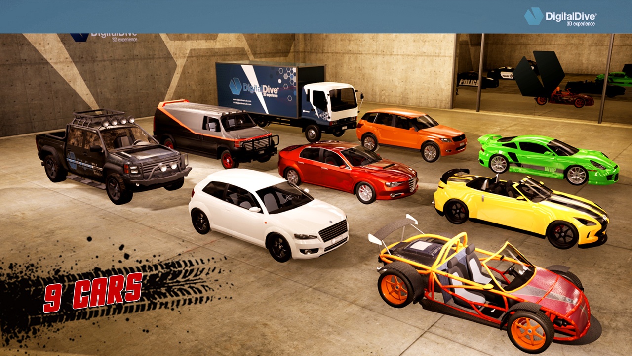 3D Cars: Essential Mega Pack - 9 CARS - 3D Assets 제품 등록을 위한 미디어 1개