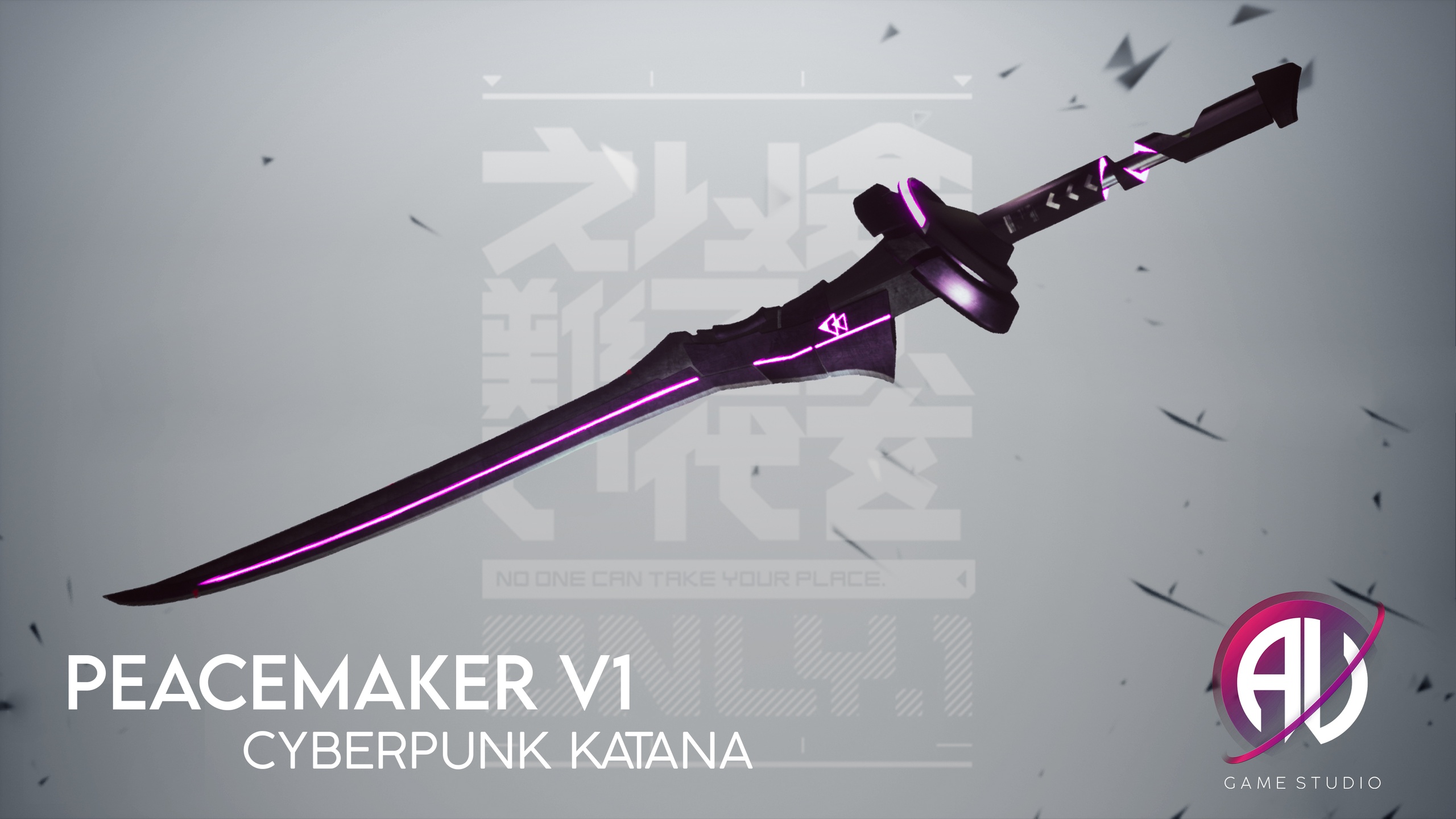 Media 1 for listing Cyberpunk Katana - Peacemaker V1
