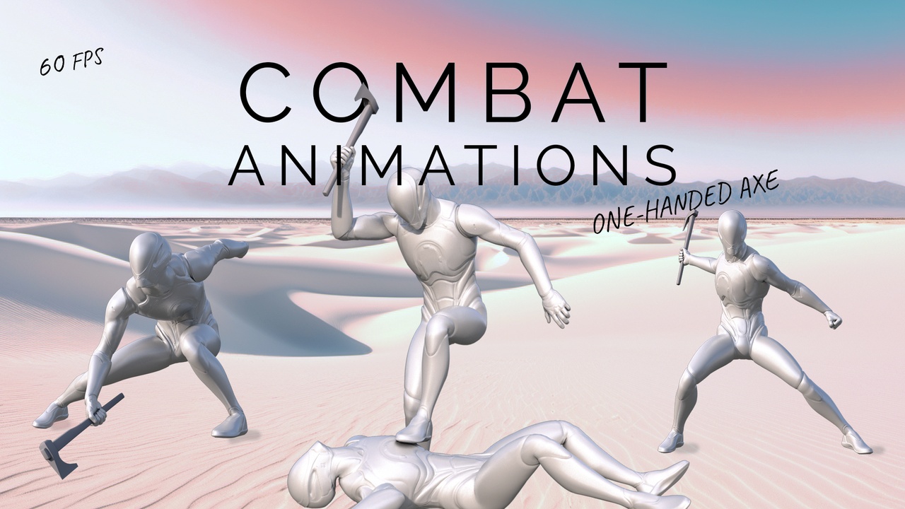 Медиа 1 для объявления 800+ Axe Combat Animations