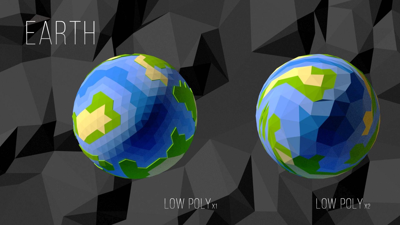 Media 1 for listing CosmoKit: Stylized Low Poly Planets