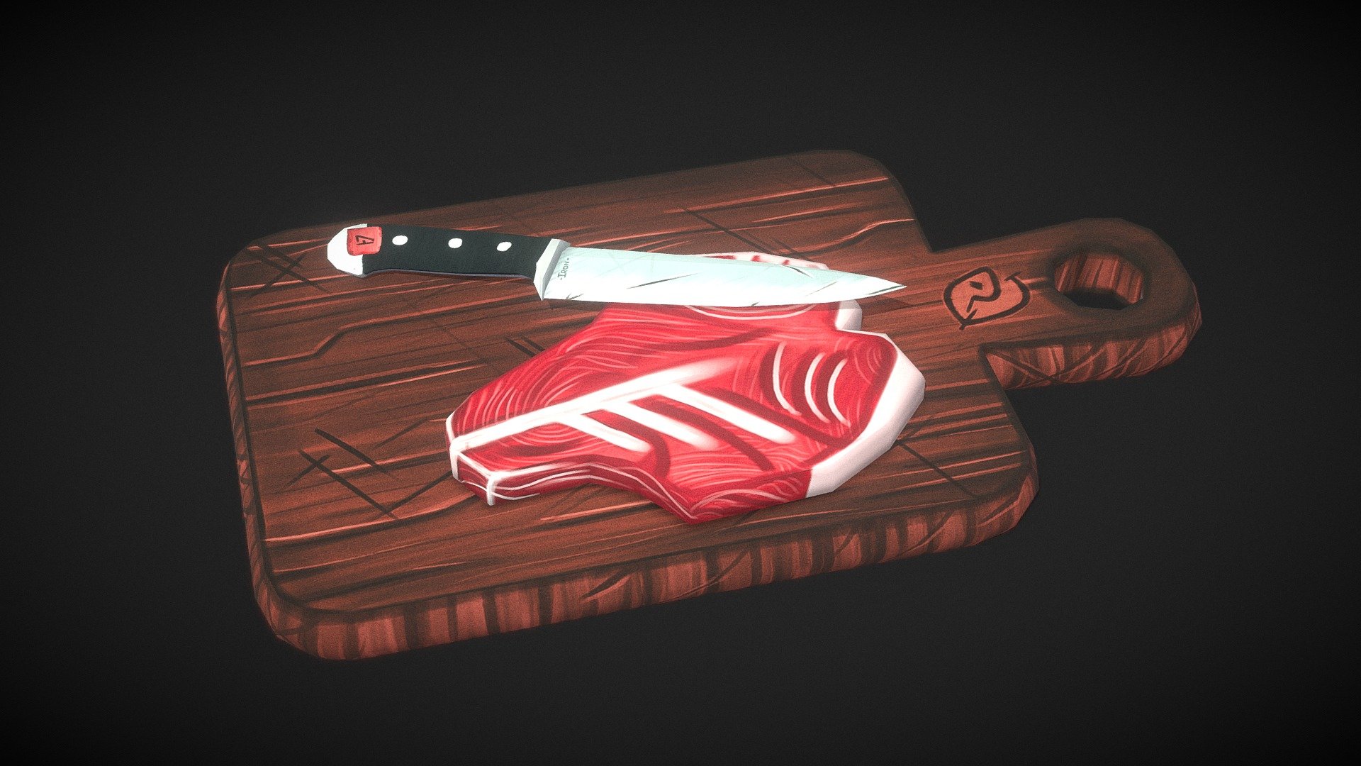 Cutting board with raw meat | Fab