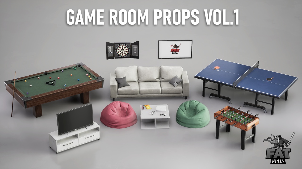 Média 1 pour l'article Game Room Props Volume 1